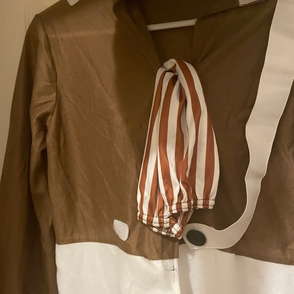 Oompa Loompa Kids Halloween Costume - Brown & White